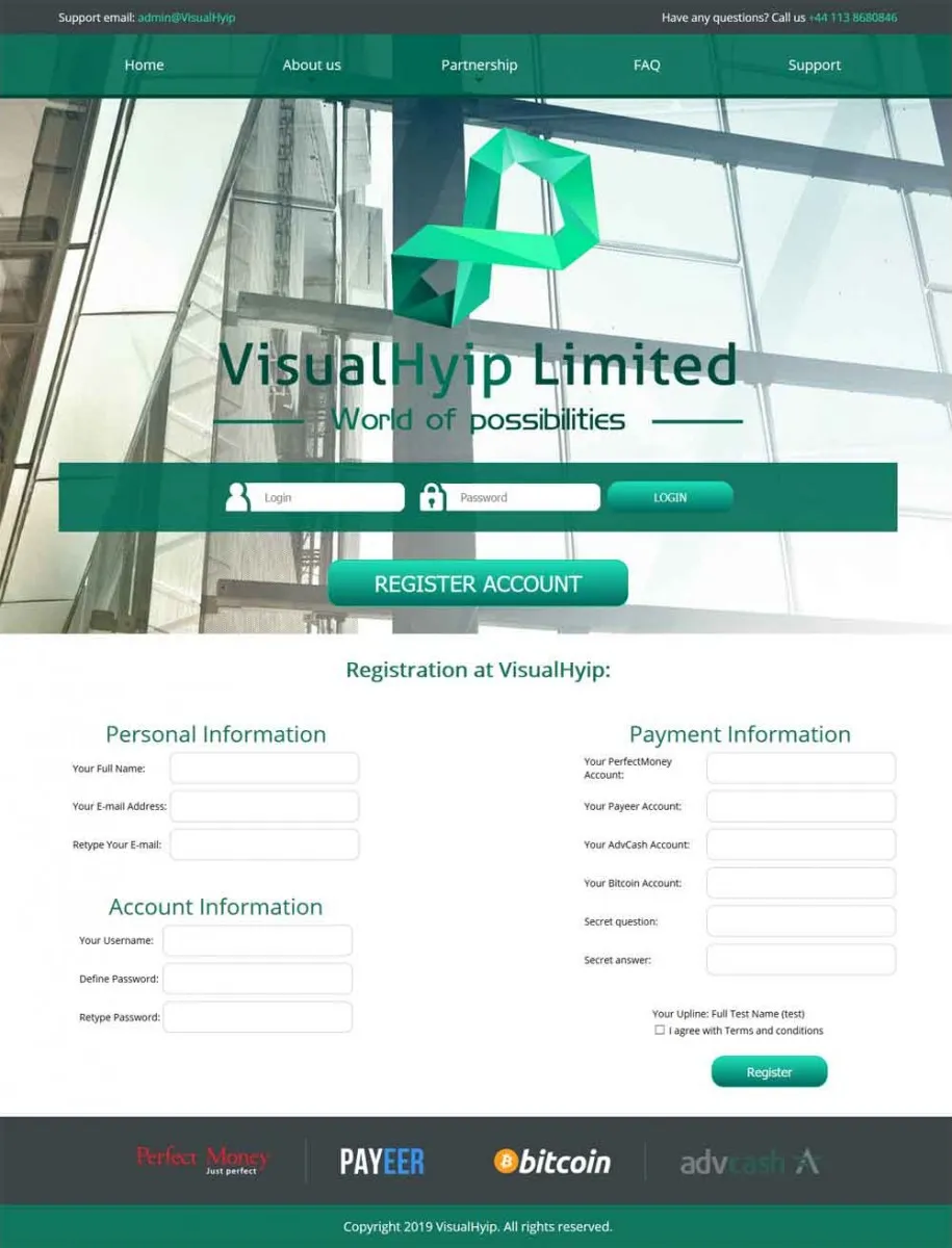 Investment Hyip Template ID - ZVPT1306 demo Page 2