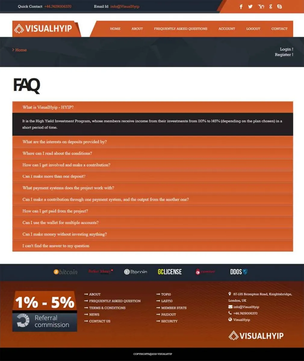 Investment Hyip Template ID - ZVPT1307 demo Page 4