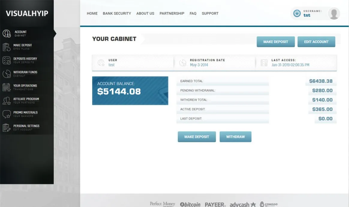 Investment Hyip Template ID - ZVPT1308 demo Page 4