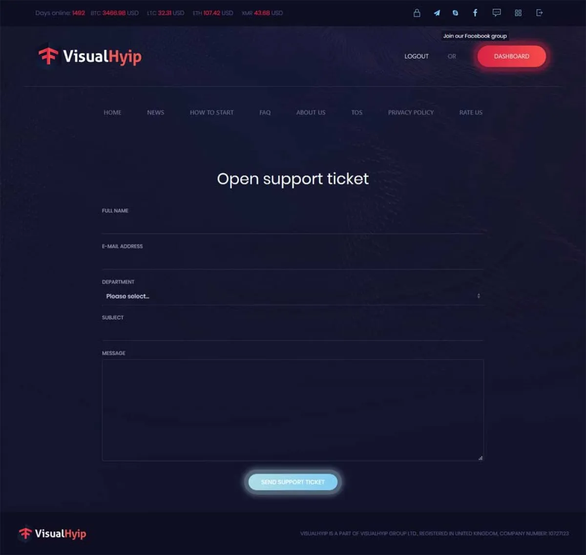 Investment Hyip Template ID - ZVPT1309 demo Page 4