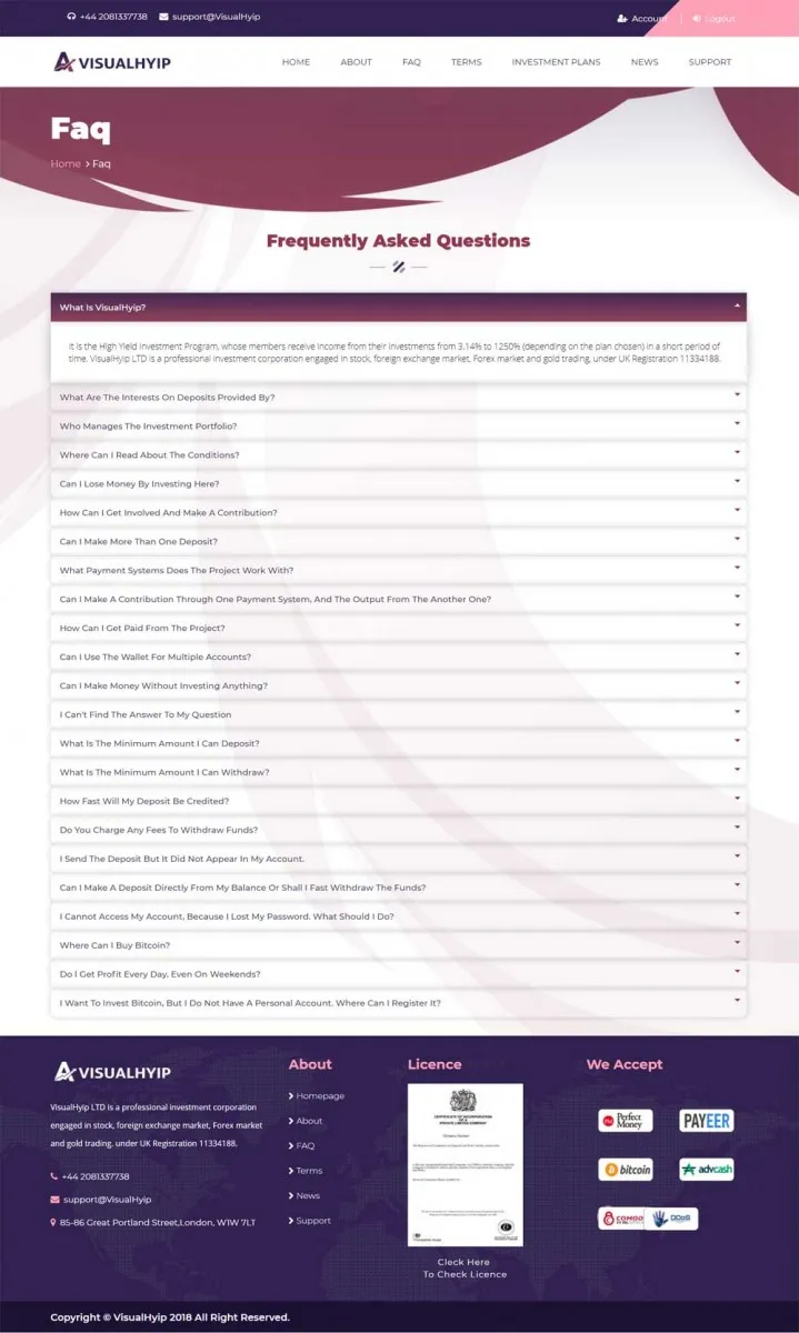 Investment Hyip Template ID - ZVPT1313 demo Page 4