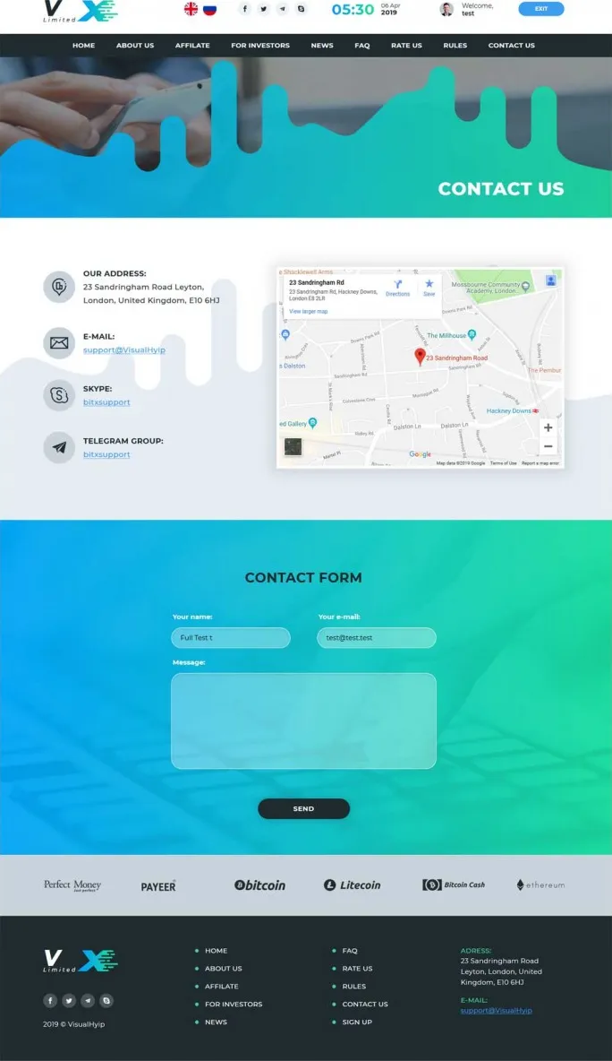 Investment Hyip Template ID - ZVPT1318 demo Page 4