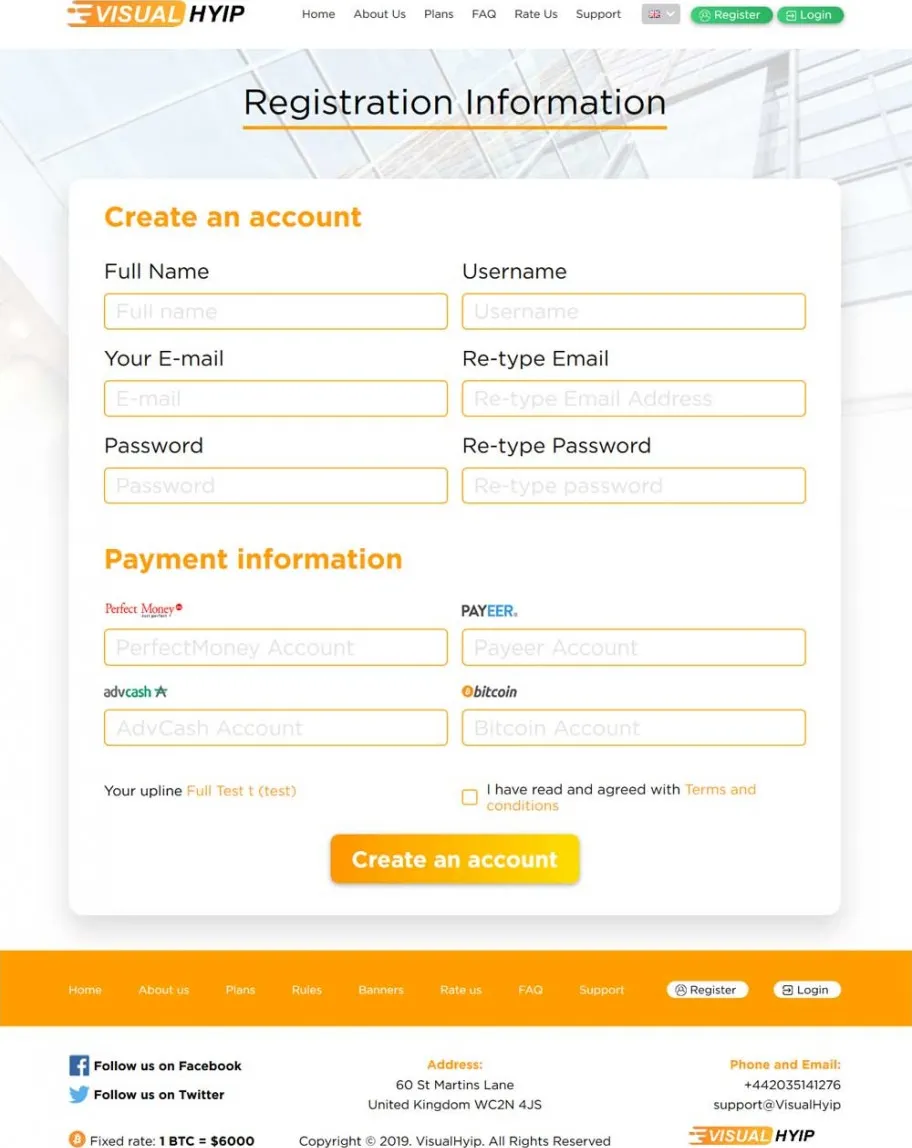 Investment Hyip Template ID - ZVPT1319 demo Page 2