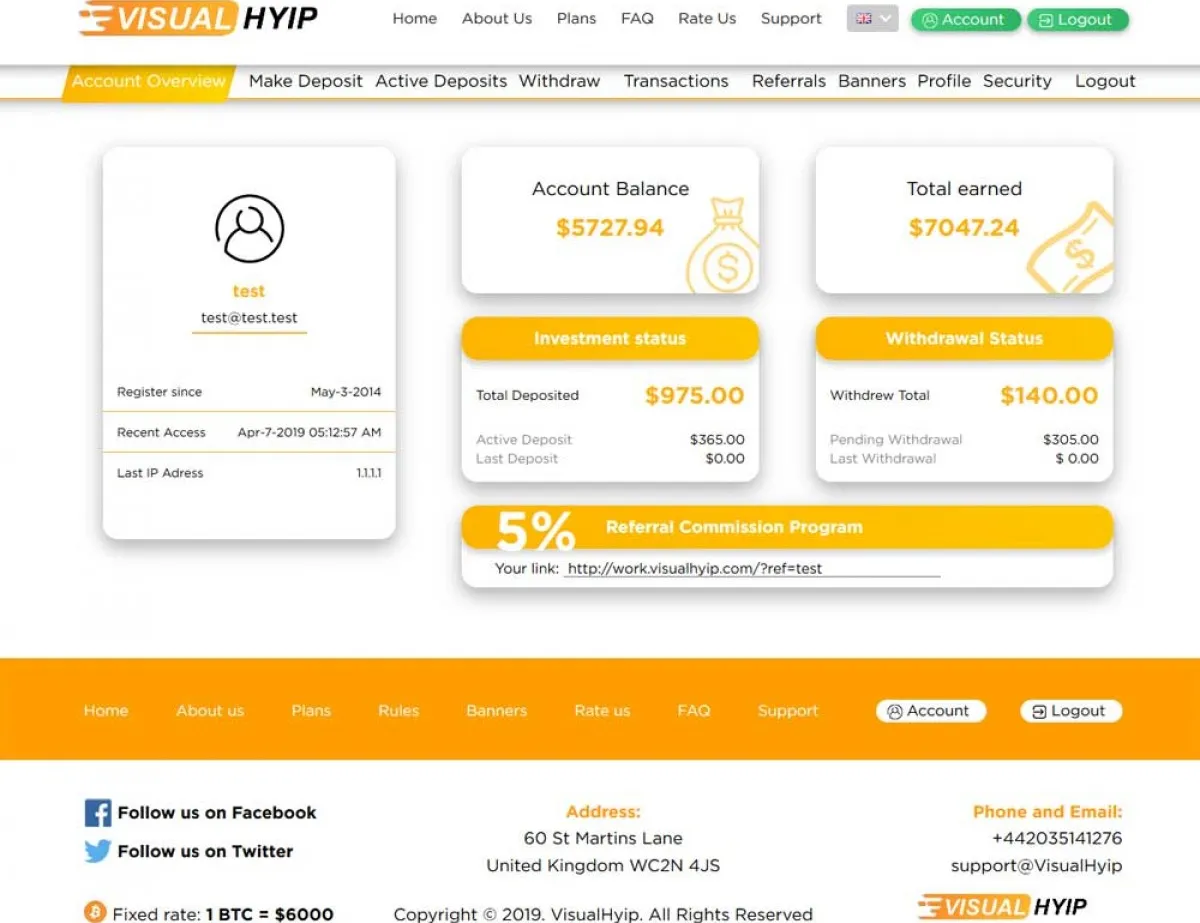 Investment Hyip Template ID - ZVPT1319 demo Page 3