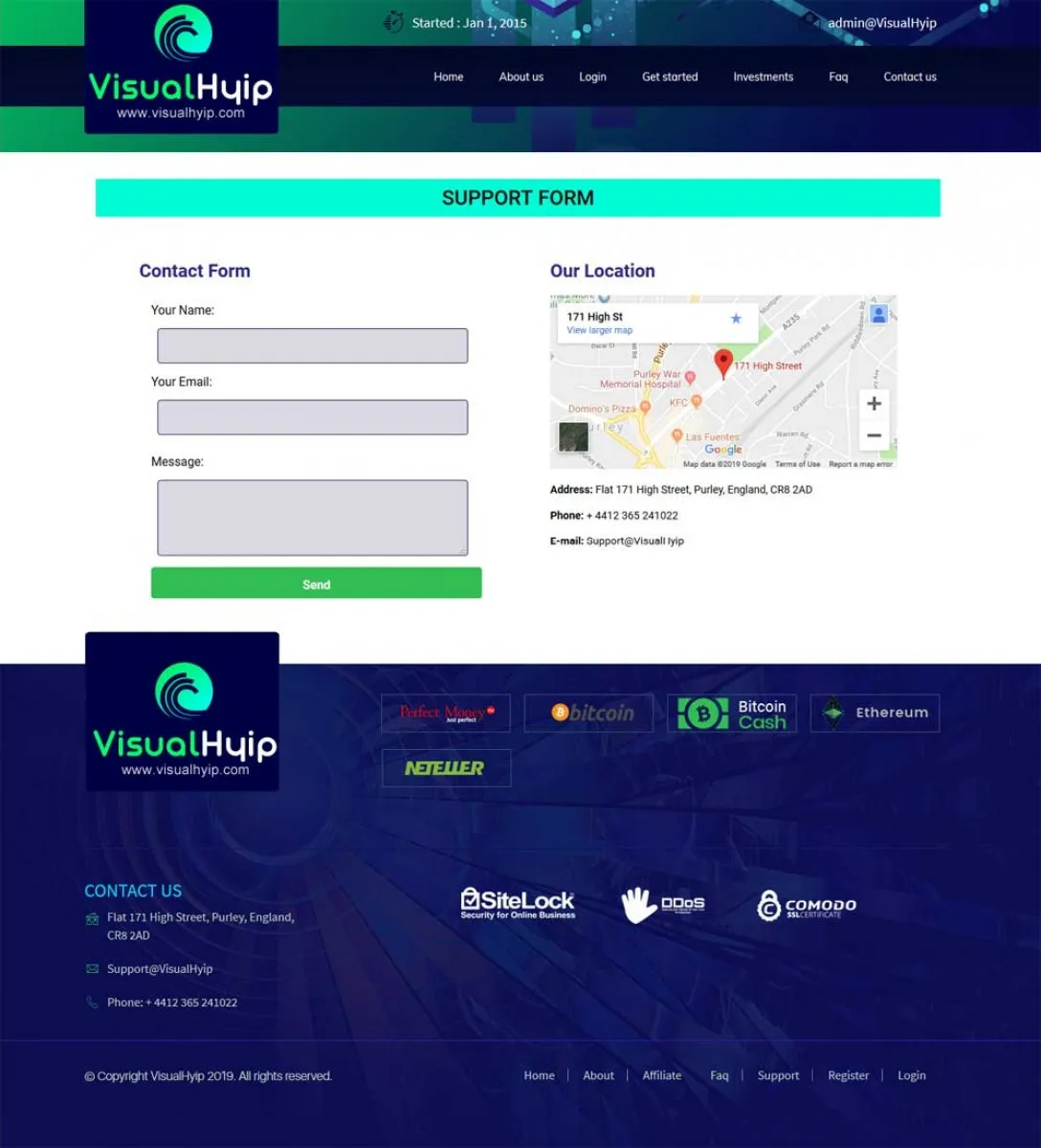 Investment Hyip Template ID - ZVPT1320 demo Page 4