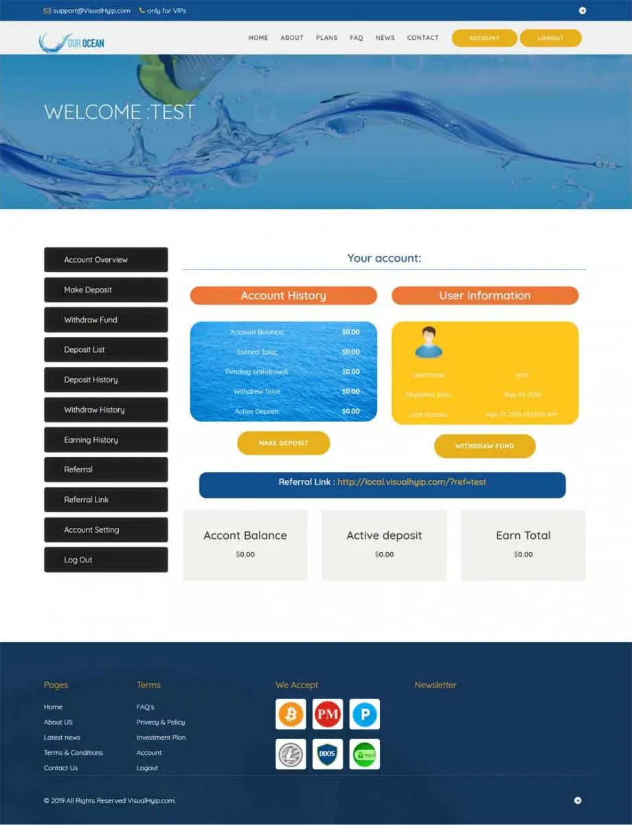 Investment Hyip Template ID - ZVPT1323 demo Page 3