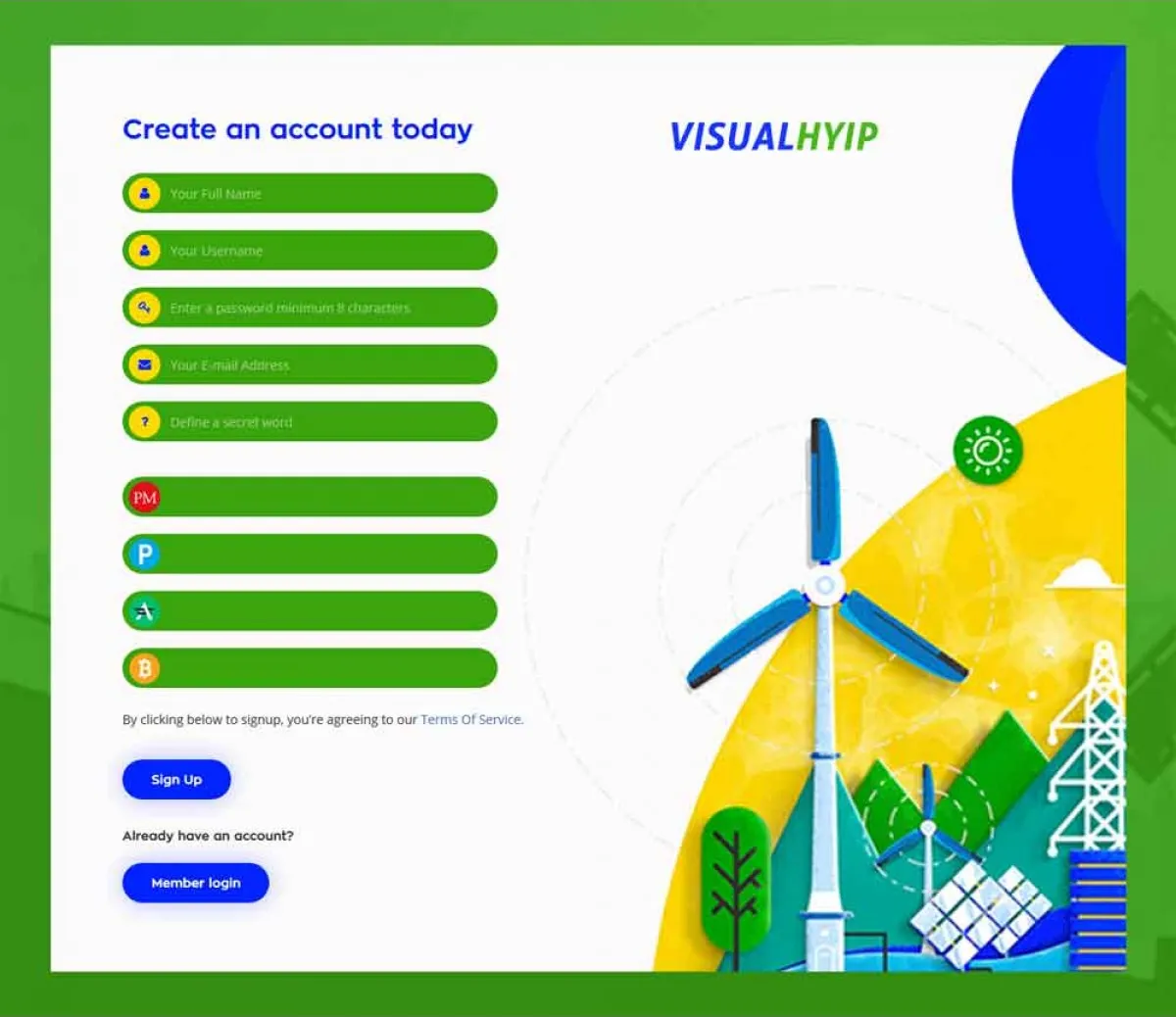 Investment Hyip Template ID - ZVPT1328 demo Page 2