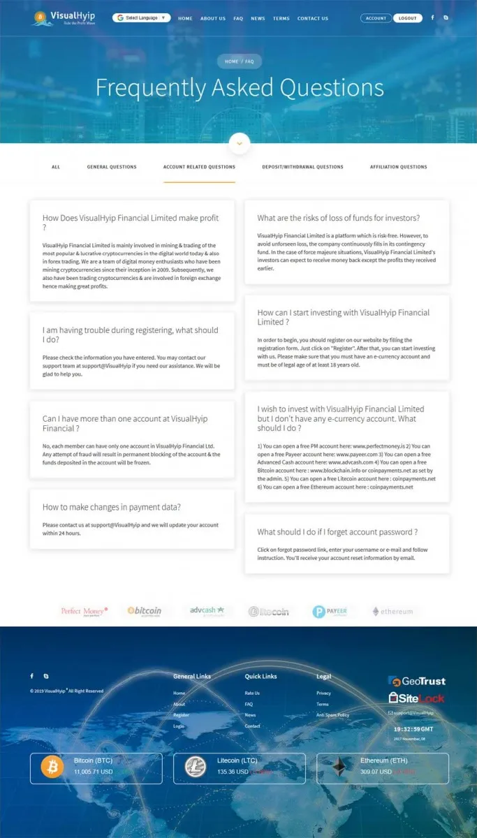 Investment Hyip Template ID - ZVPT1331 demo Page 4