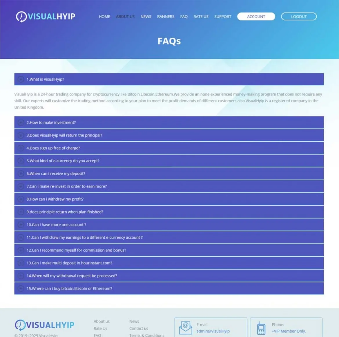 Investment Hyip Template ID - ZVPT1337 demo Page 4
