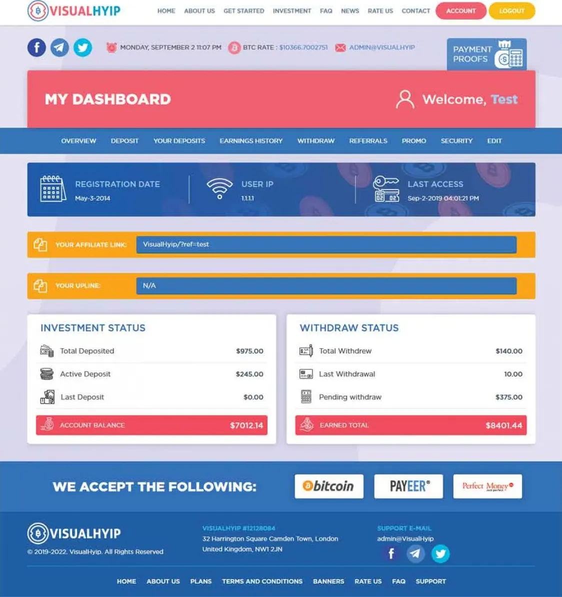 Investment Hyip Template ID - ZVPT1339 demo Page 3