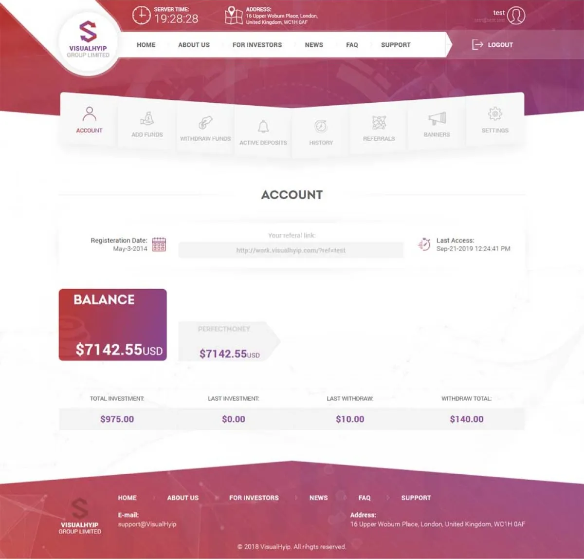 Investment Hyip Template ID - ZVPT1340 demo Page 3