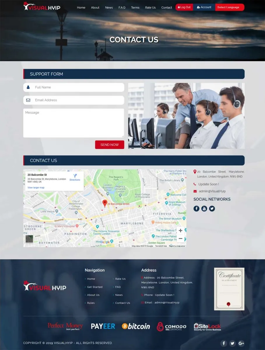 Investment Hyip Template ID - ZVPT1344 demo Page 4