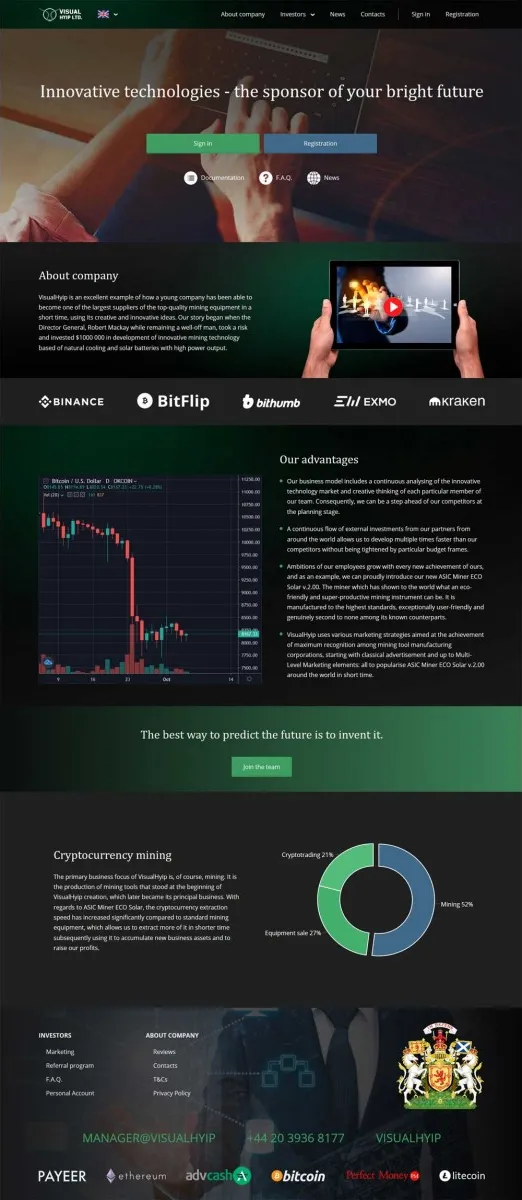 Investment Hyip Template ID - ZVPT1345 demo Page 1