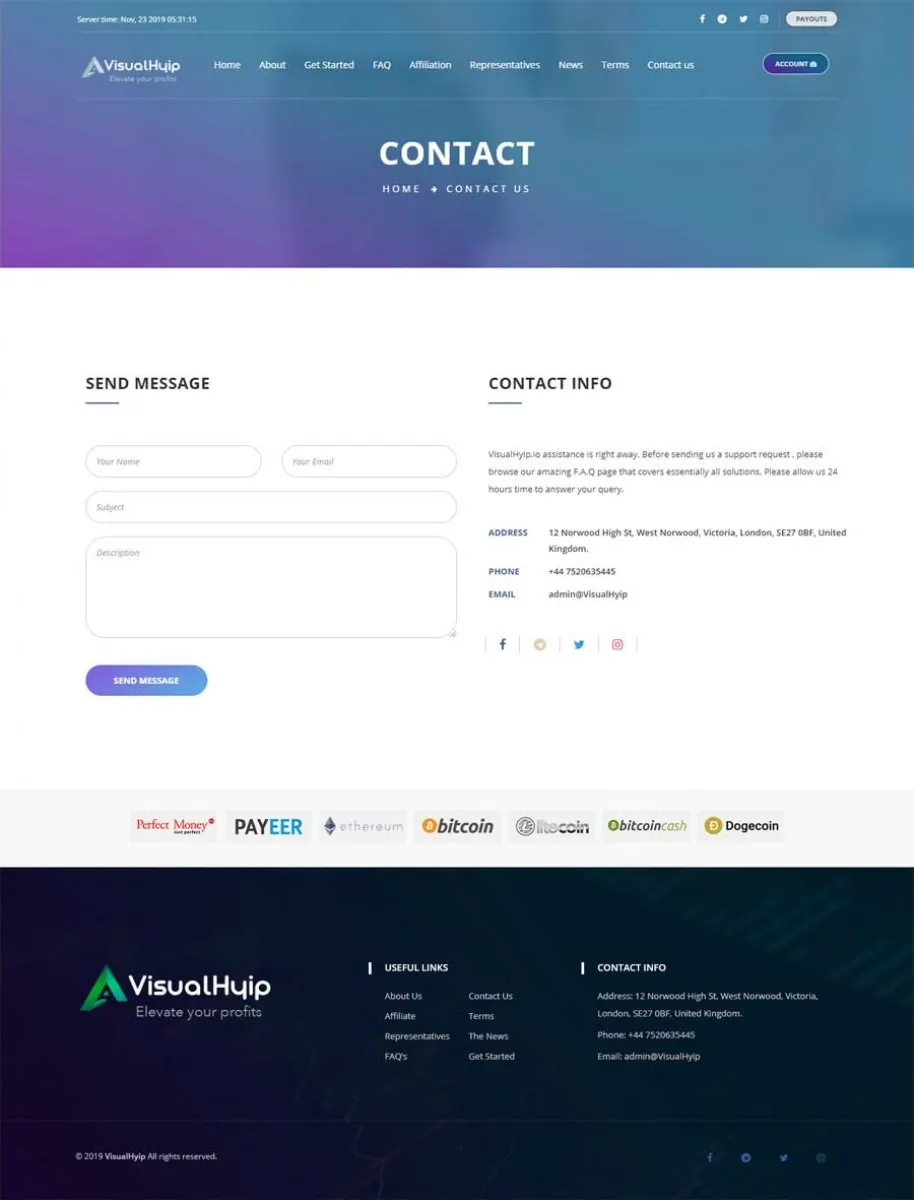 Investment Hyip Template ID - ZVPT1348 demo Page 4