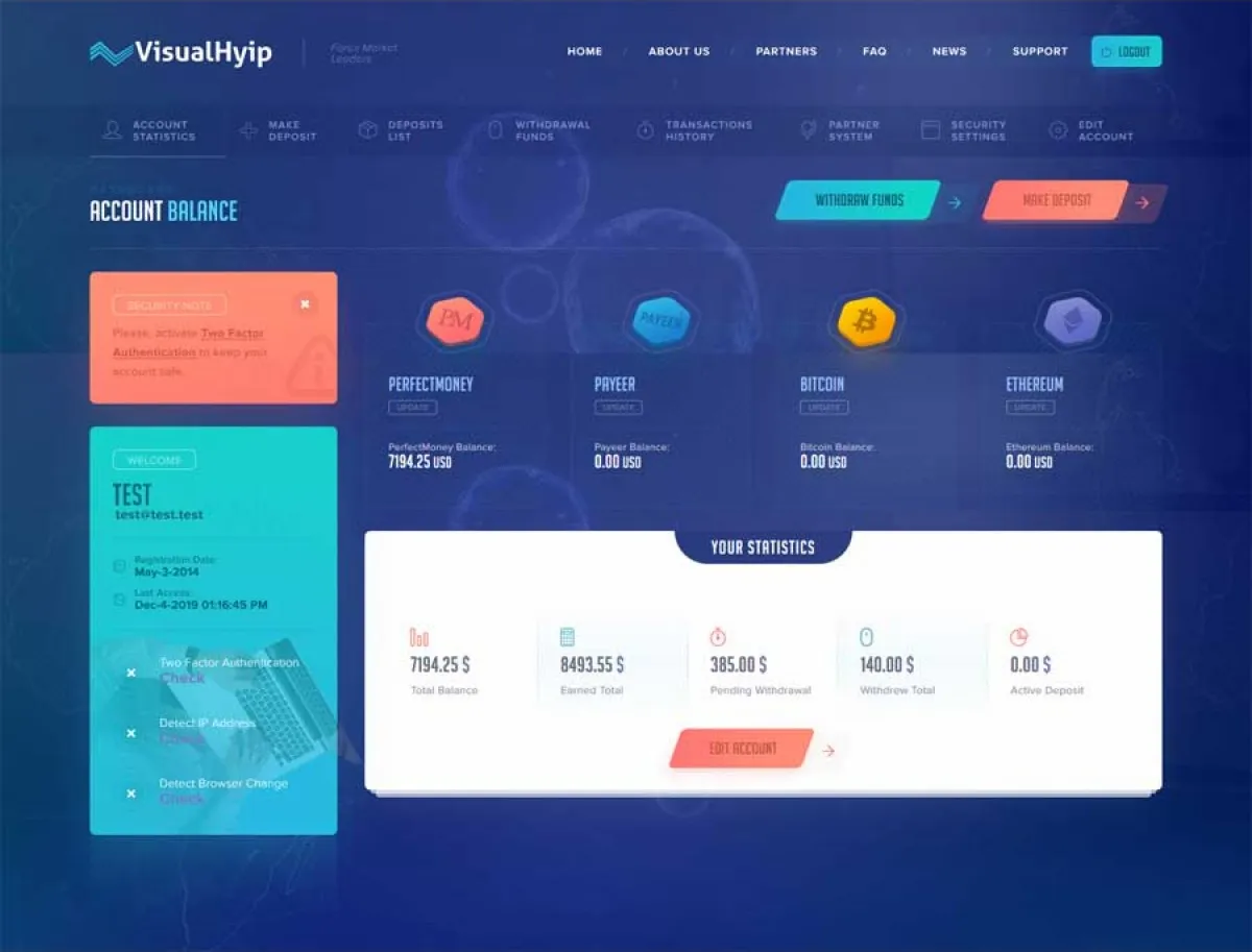 Investment Hyip Template ID - ZVPT1350 demo Page 3