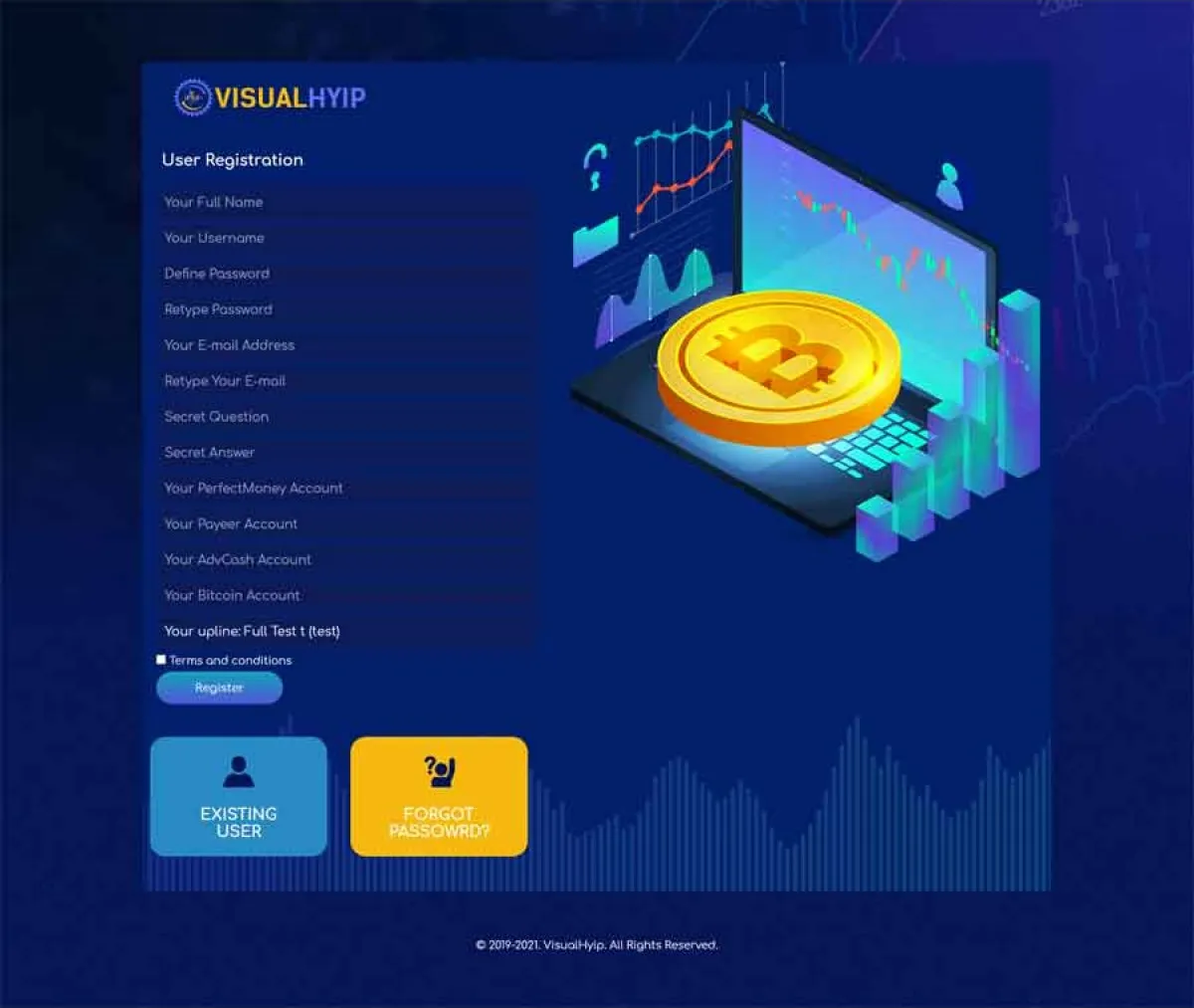 Investment Hyip Template ID - ZVPT1352 demo Page 2