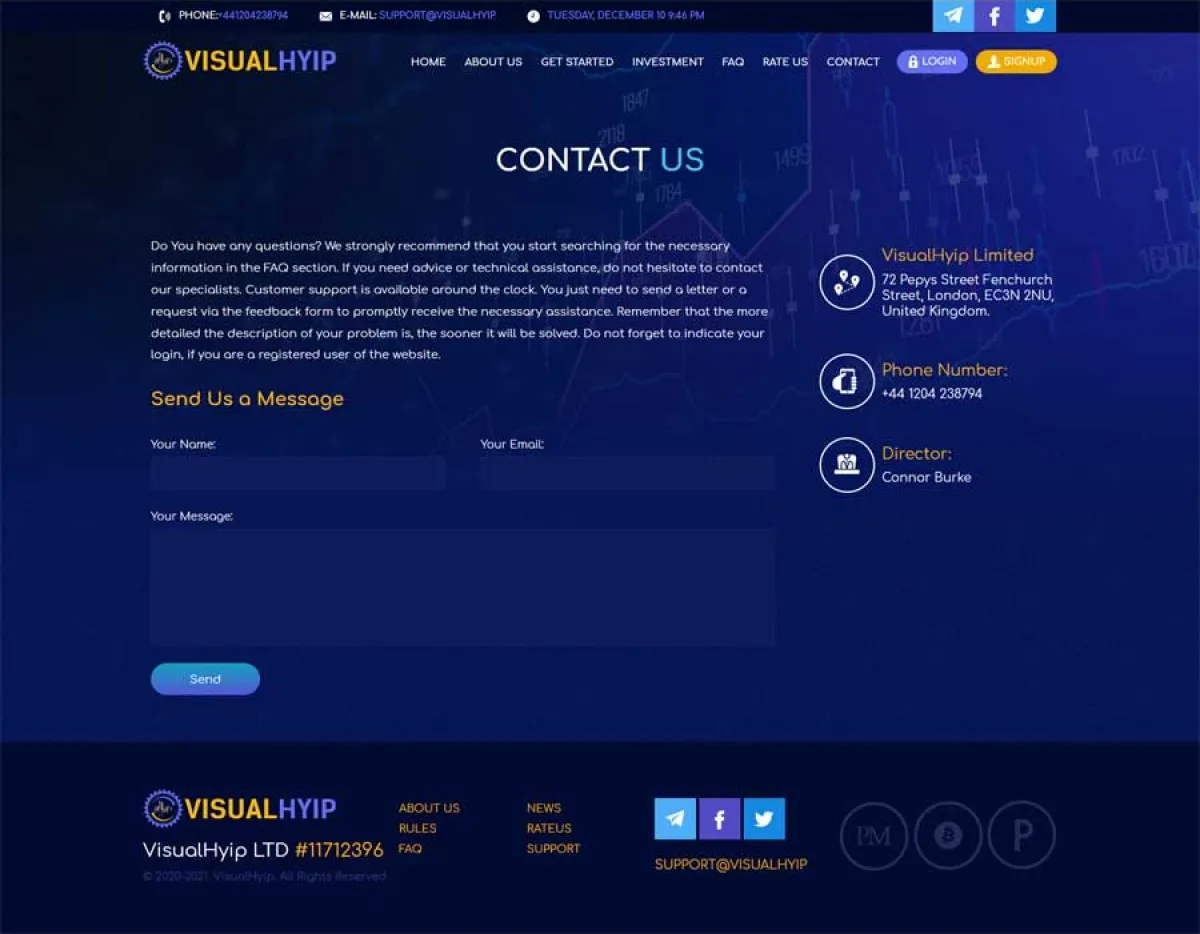 Investment Hyip Template ID - ZVPT1352 demo Page 4