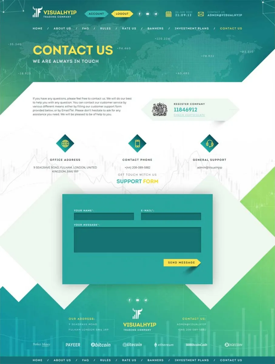 Investment Hyip Template ID - ZVPT1358 demo Page 4