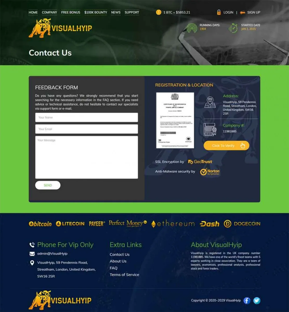 Investment Hyip Template ID - ZVPT1369 demo Page 4