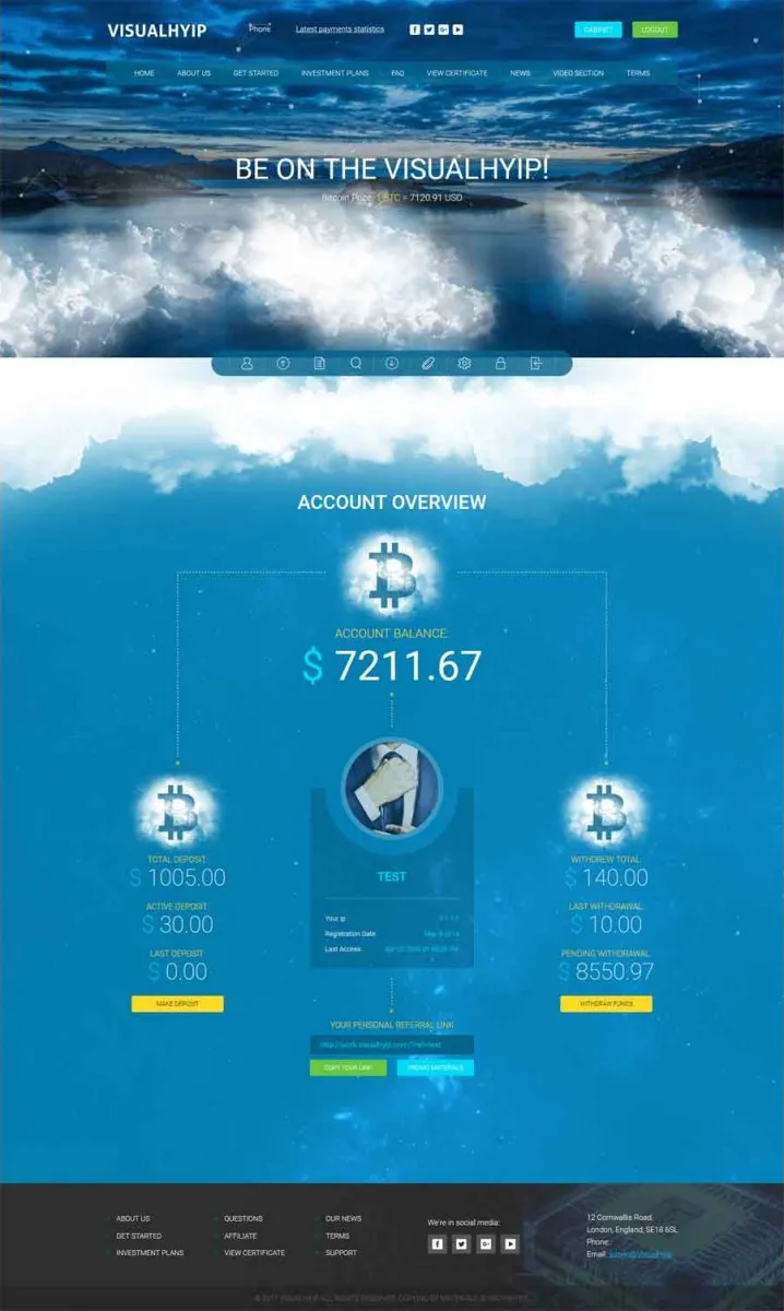 Investment Hyip Template ID - ZVPT1376 demo Page 3