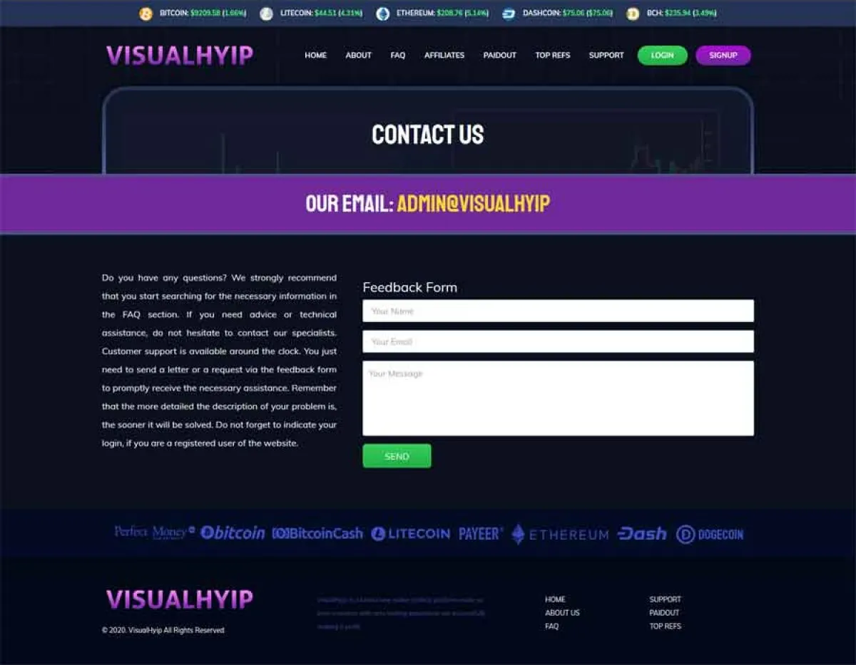 Investment Hyip Template ID - ZVPT1378 demo Page 4