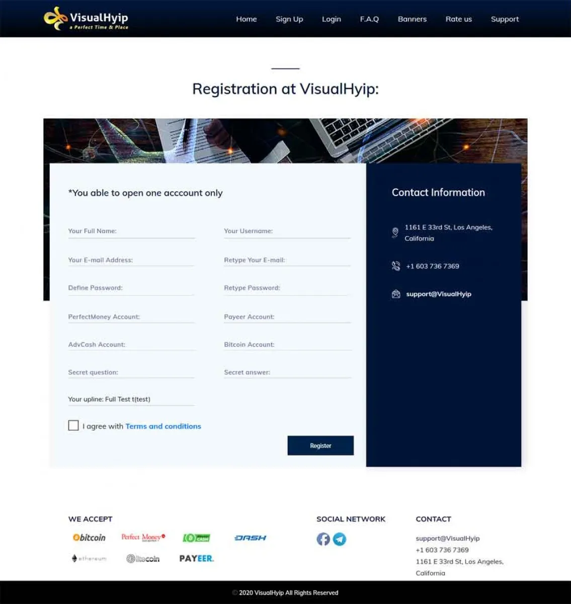Investment Hyip Template ID - ZVPT1380 demo Page 2