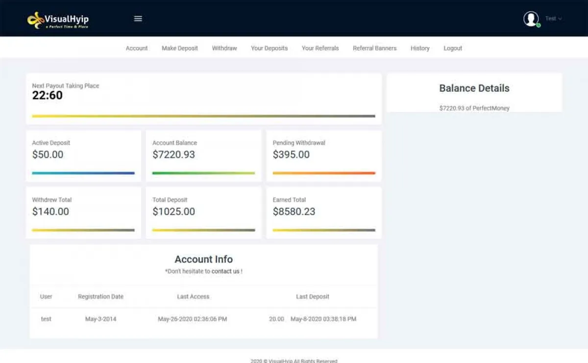 Investment Hyip Template ID - ZVPT1380 demo Page 3