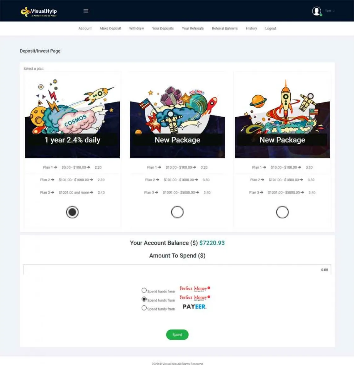 Investment Hyip Template ID - ZVPT1380 demo Page 4