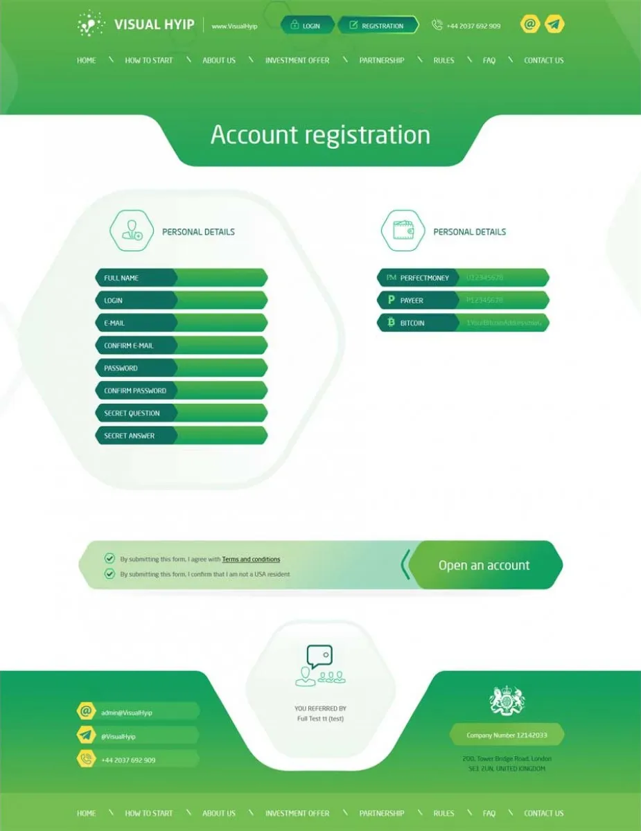 Investment Hyip Template ID - ZVPT1385 demo Page 3