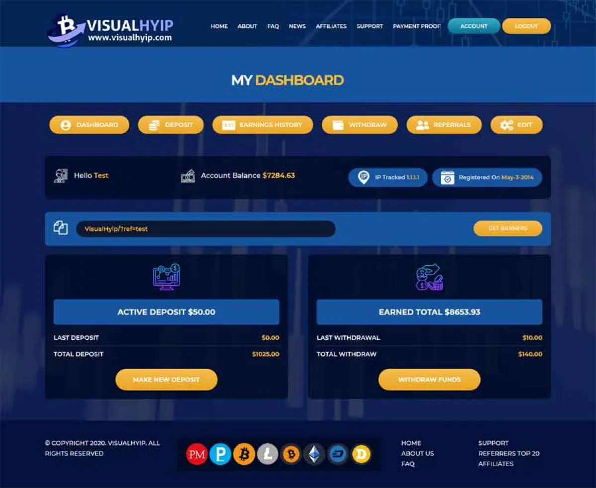Investment Hyip Template ID - ZVPT1389 demo Page 4