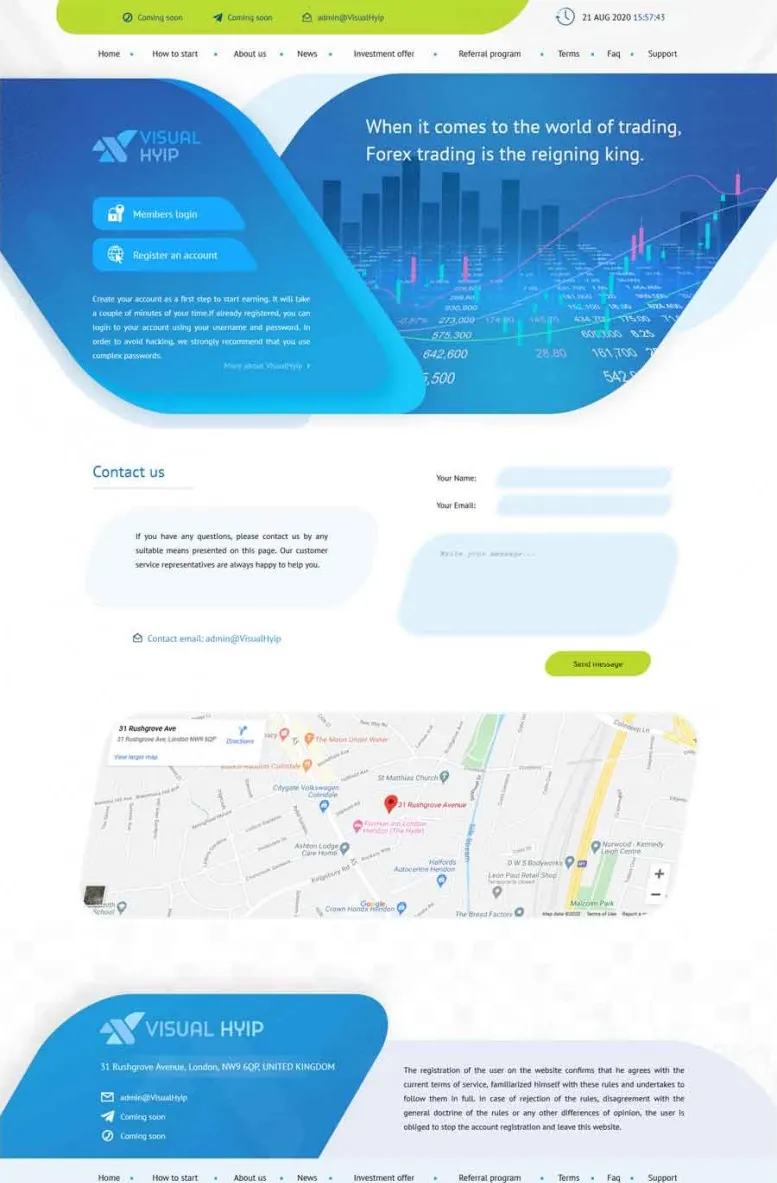 Investment Hyip Template ID - ZVPT1394 demo Page 4