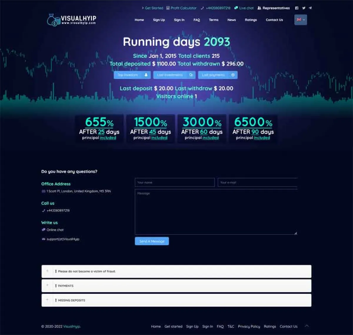 Investment Hyip Template ID - ZVPT1398 demo Page 4