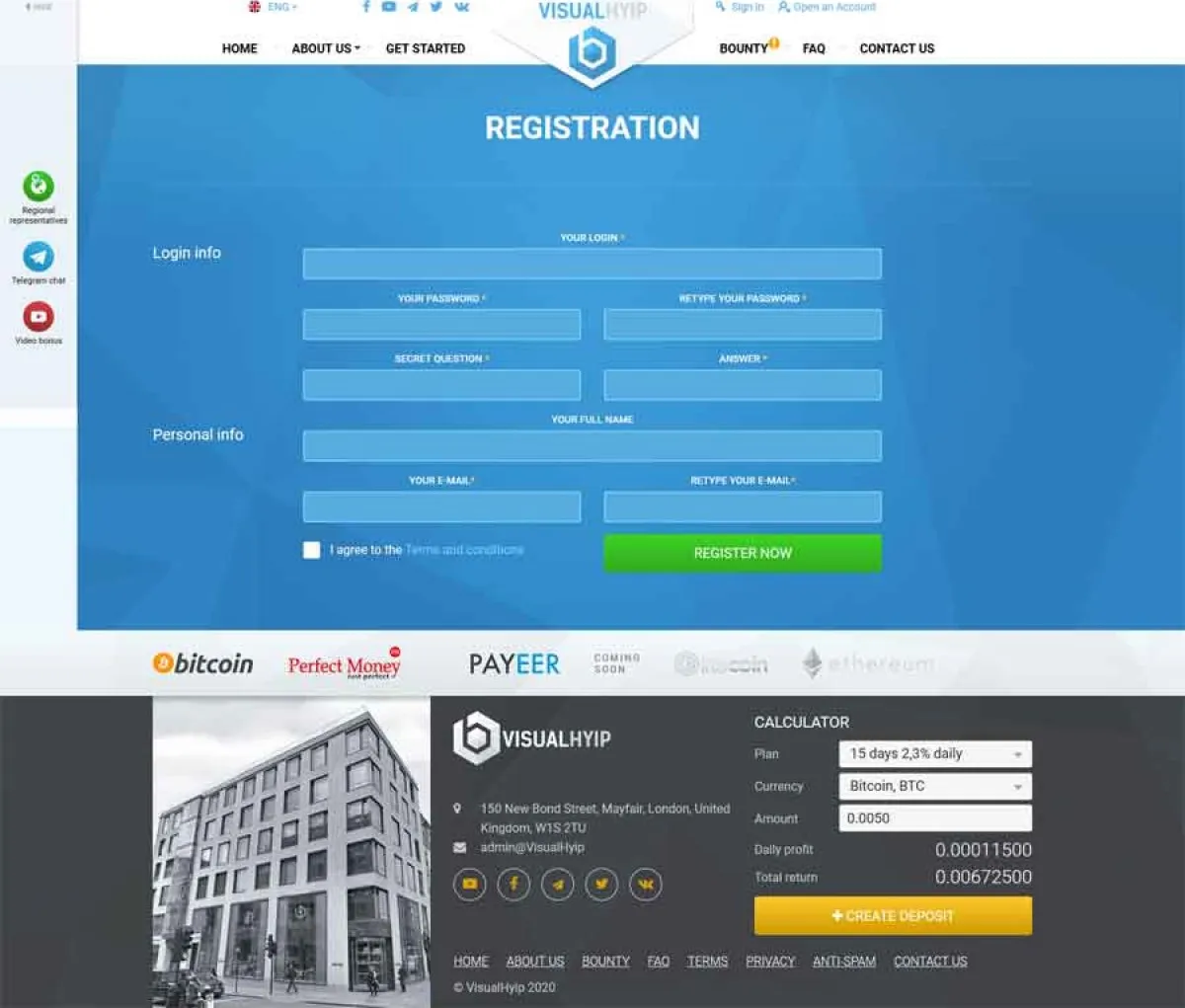 Investment Hyip Template ID - ZVPT1401 demo Page 3