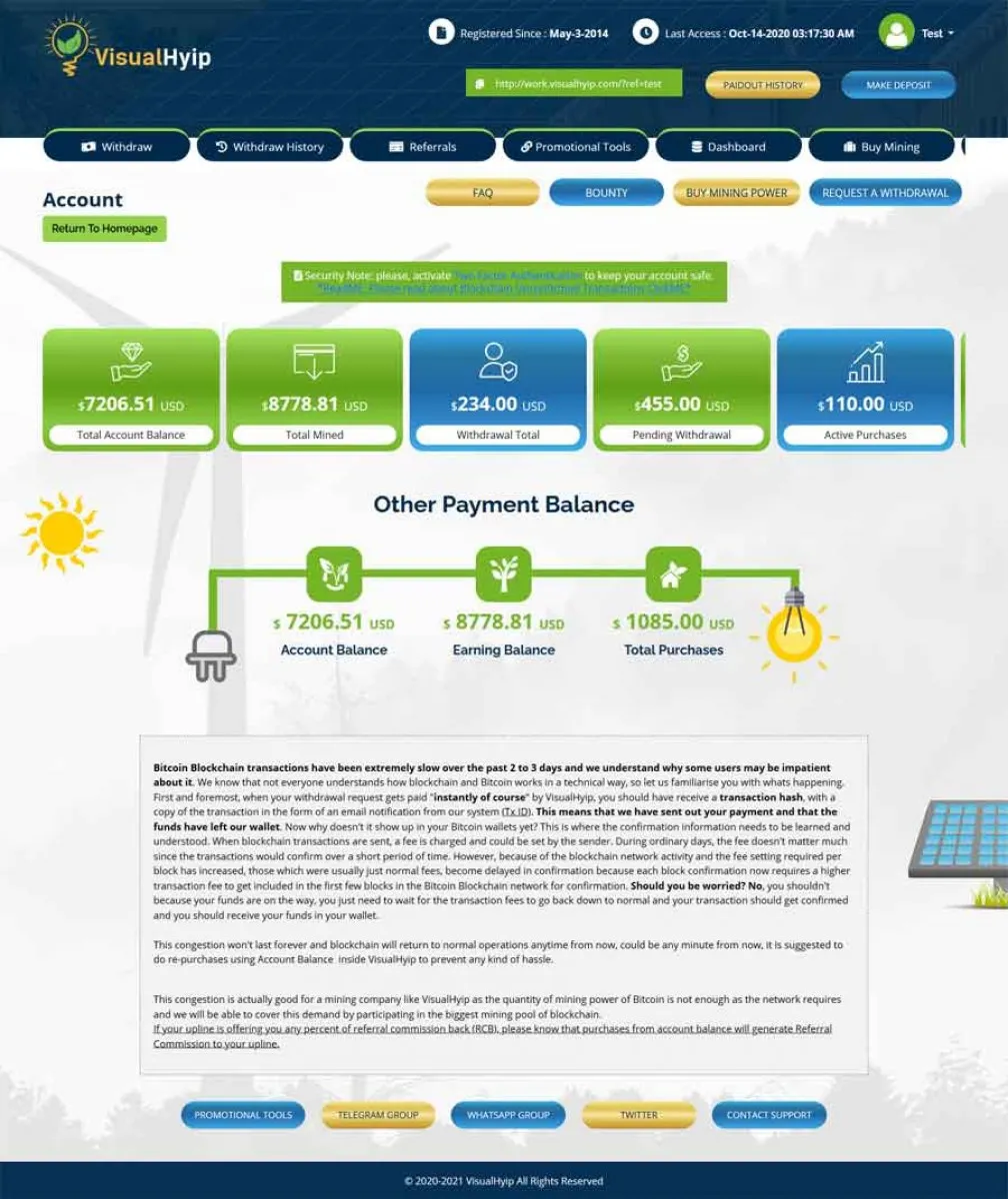 Investment Hyip Template ID - ZVPT1402 demo Page 4
