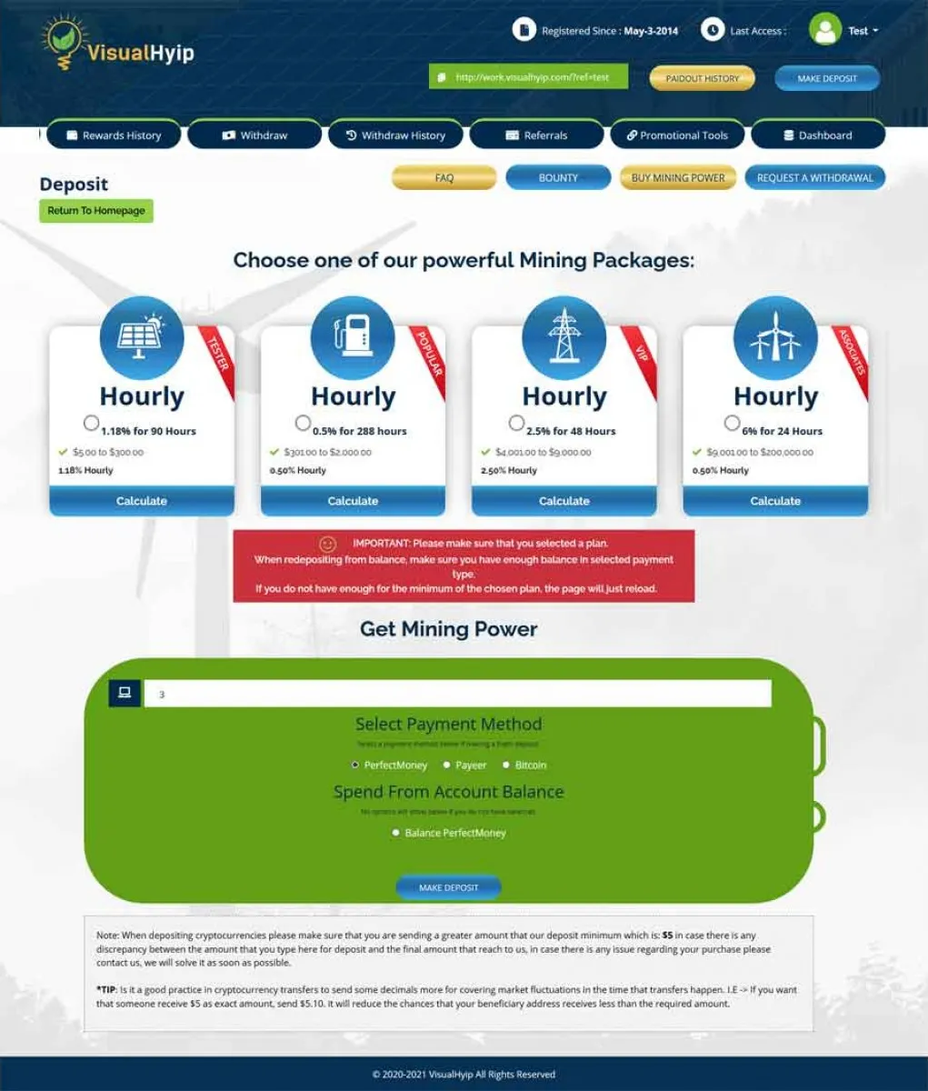 Investment Hyip Template ID - ZVPT1402 demo Page 5