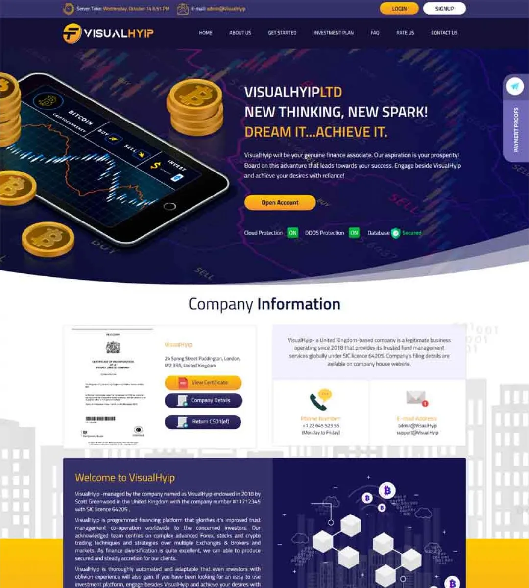 Investment Hyip Template ID - ZVPT1403 demo Page 2