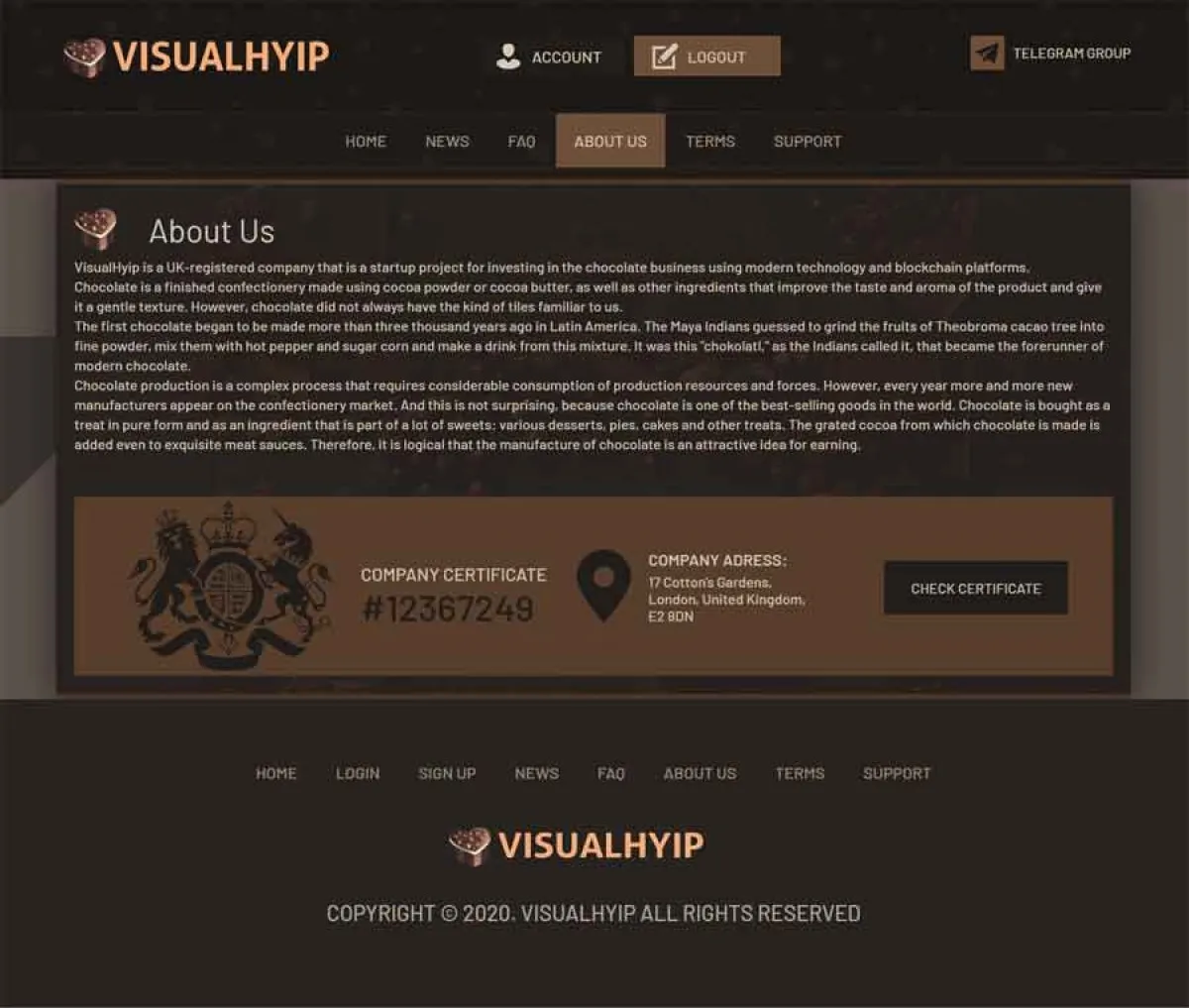 Investment Hyip Template ID - ZVPT1404 demo Page 5