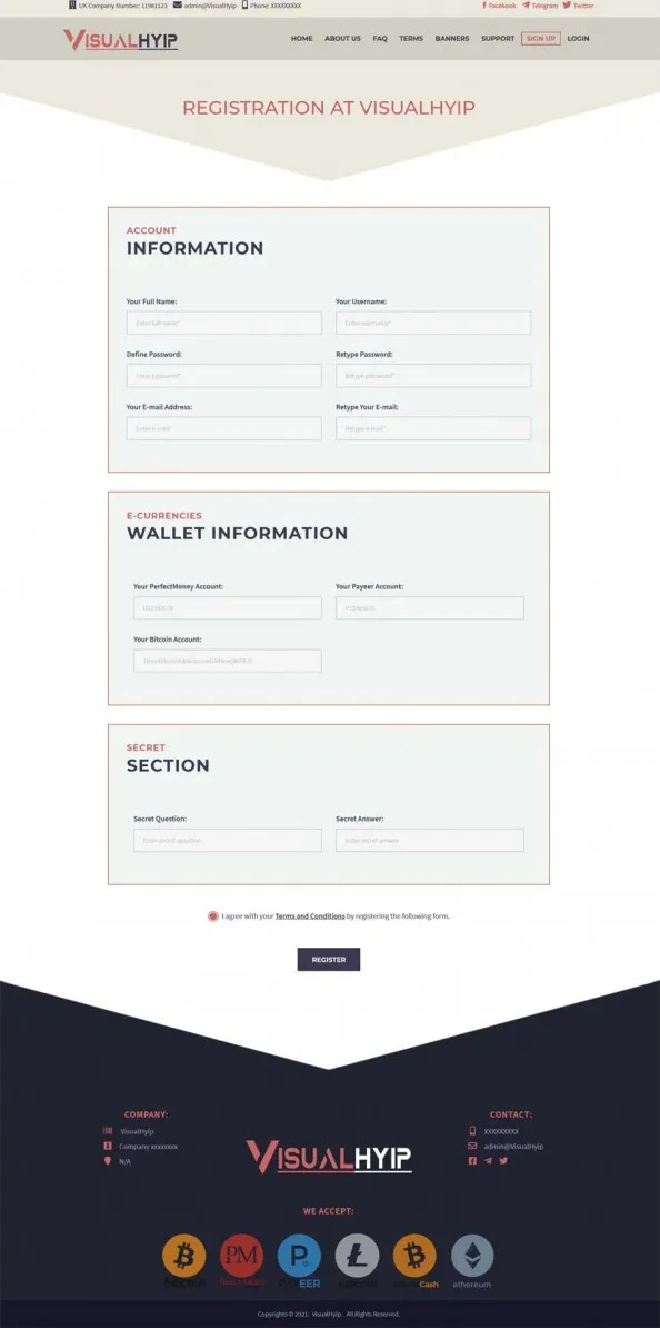 Investment Hyip Template ID - ZVPT1419 demo Page 3