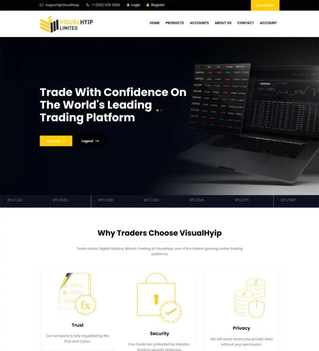 Investment Hyip Template ID - ZVPT1427 demo Page 2