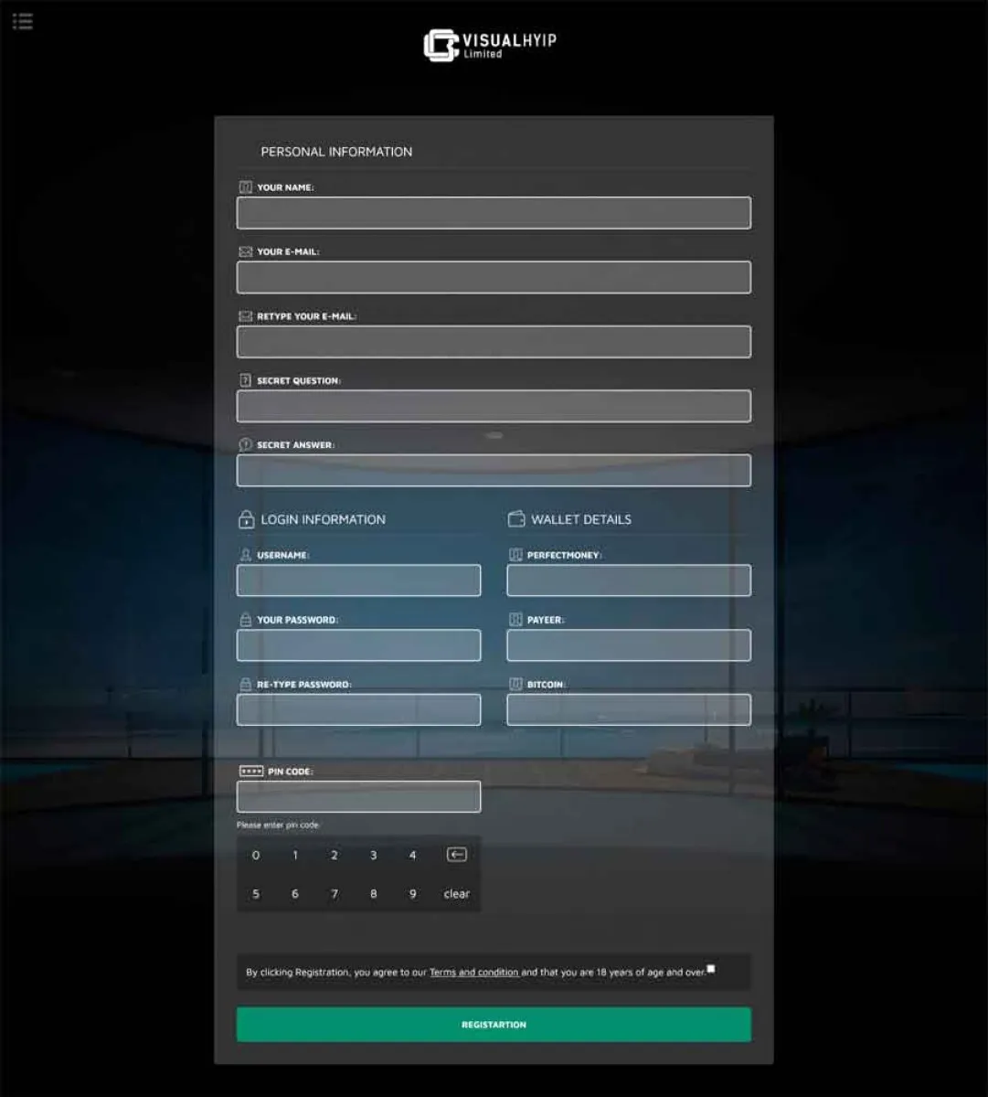 Investment Hyip Template ID - ZVPT1428 demo Page 3