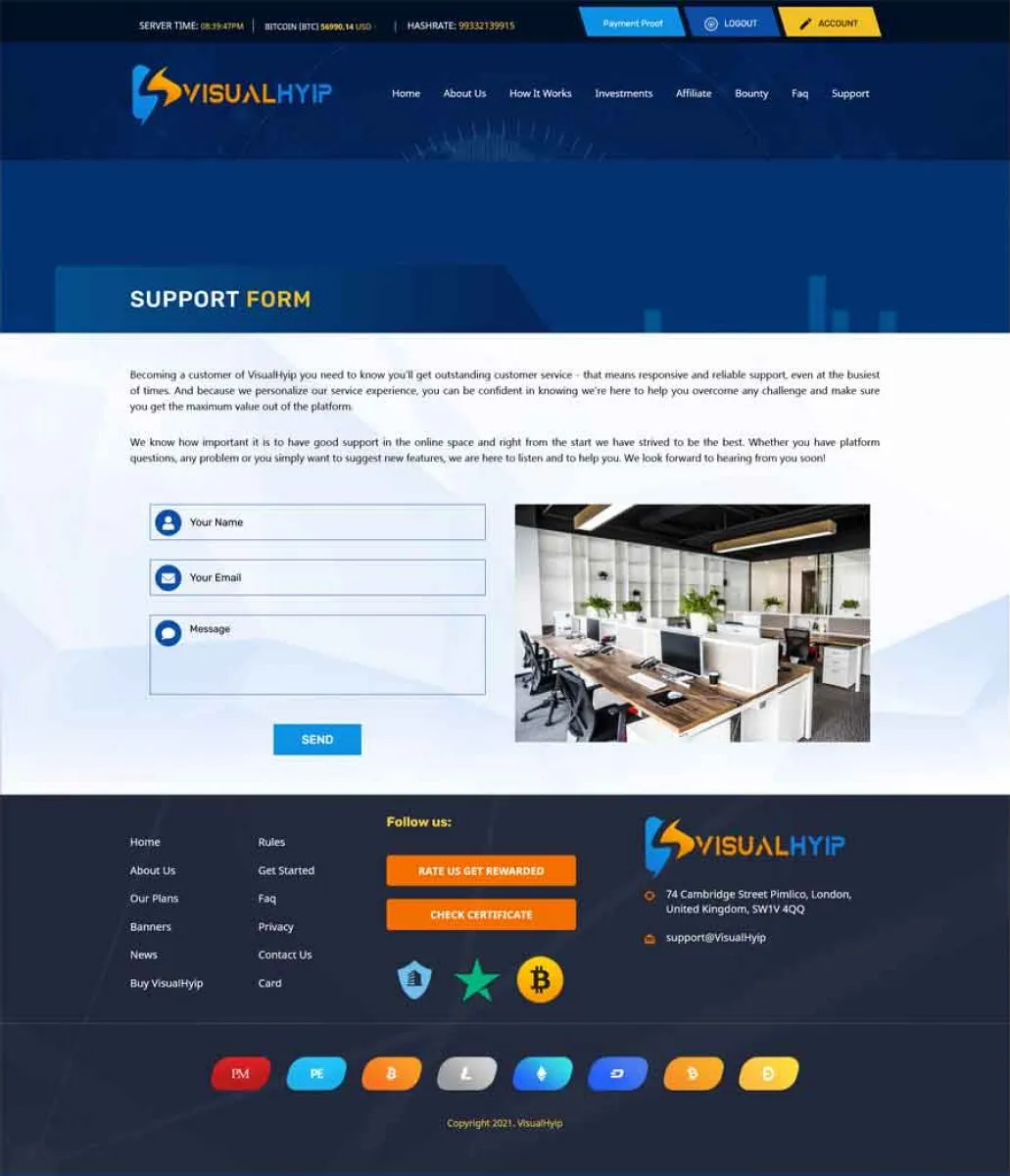 Investment Hyip Template ID - ZVPT1430 demo Page 5