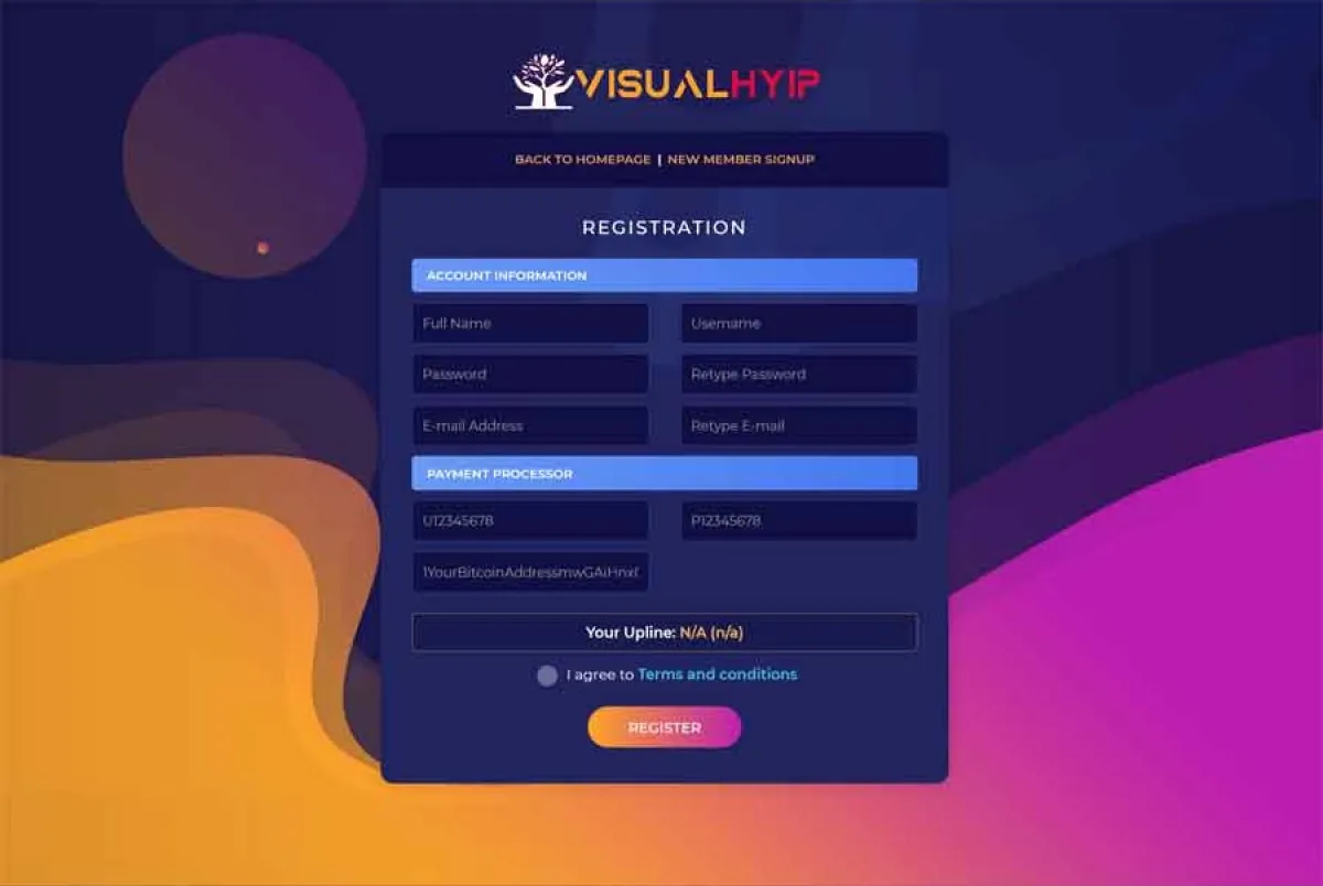 Investment Hyip Template ID - ZVPT1432 demo Page 3