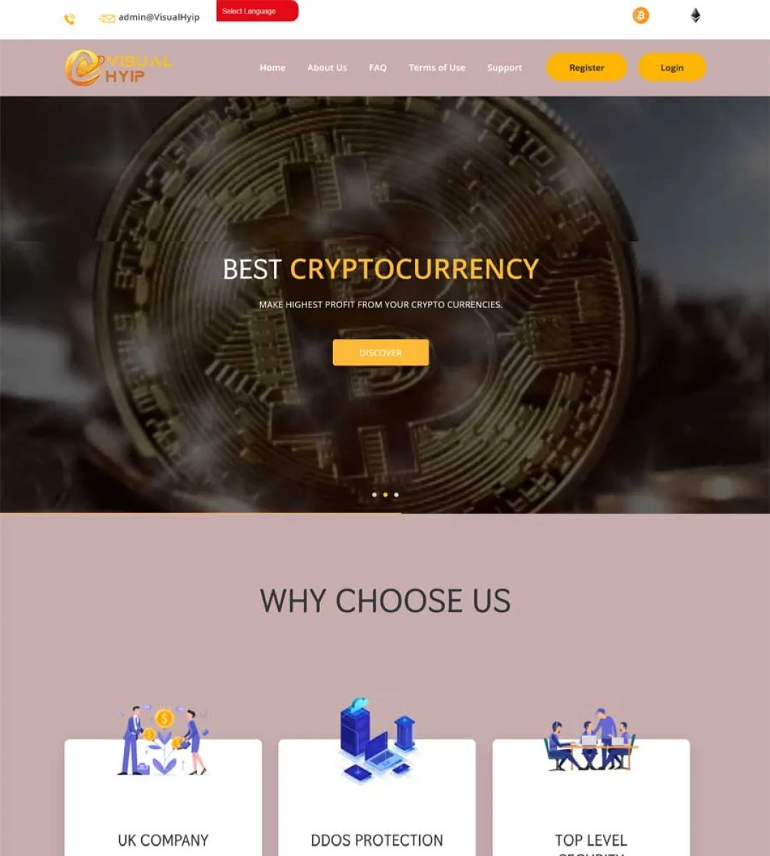 Investment Hyip Template ID - ZVPT1435 demo Page 2