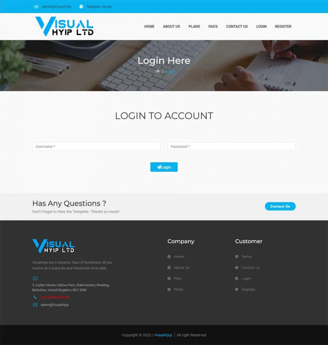 Investment Hyip Template ID - ZVPT1454 demo Page 3