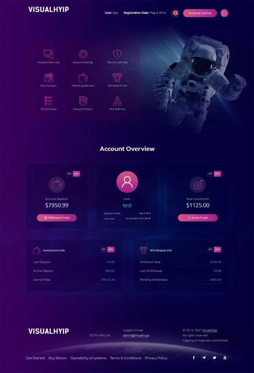 Investment Hyip Template ID - ZVPT1459 demo Page 4