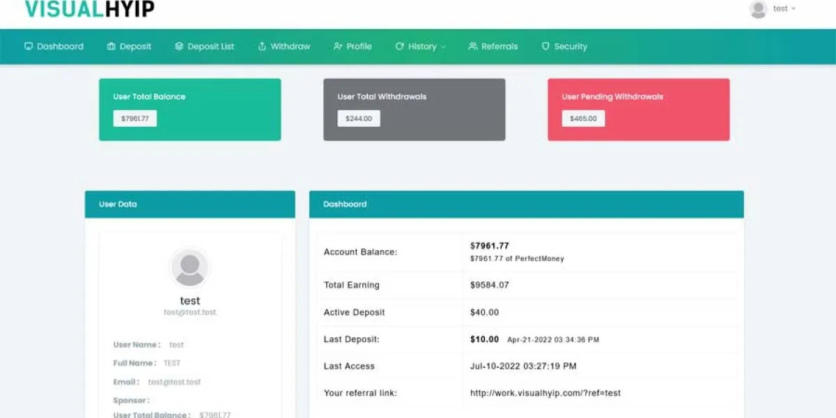 Investment Hyip Template ID - ZVPT1460 demo Page 4