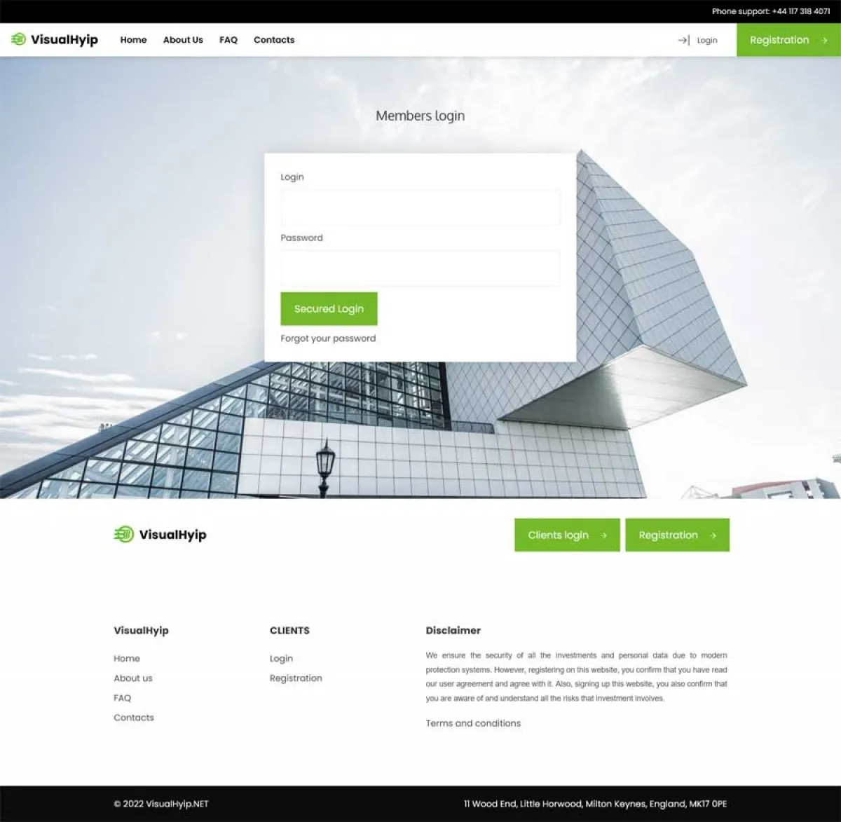 Investment Hyip Template ID - ZVPT1461 demo Page 3
