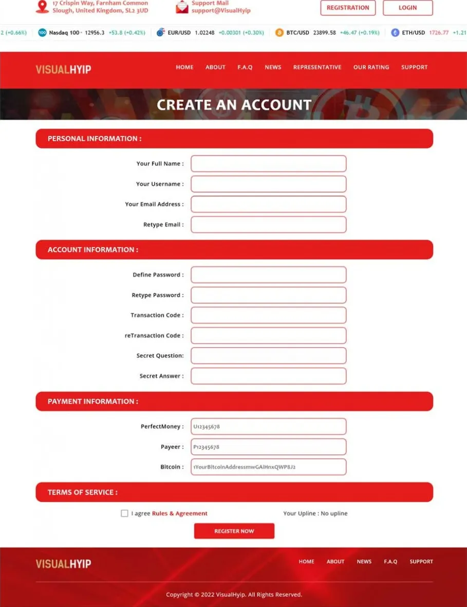 Investment Hyip Template ID - ZVPT1464 demo Page 3