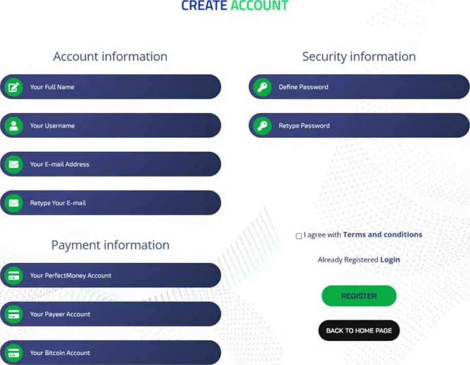 Investment Hyip Template ID - ZVPT1467 demo Page 3