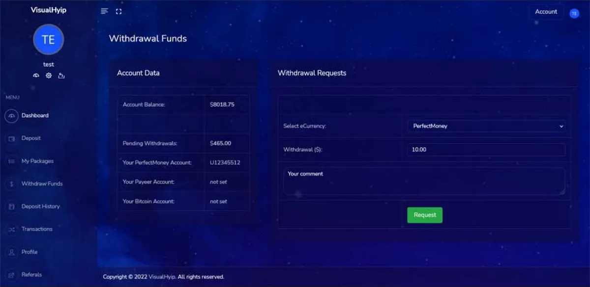 Investment Hyip Template ID - ZVPT1471 demo Page 5